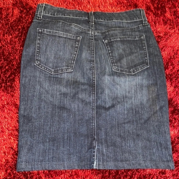 Gap denim jeans mini skirt  size 2 - Picture 3 of 6